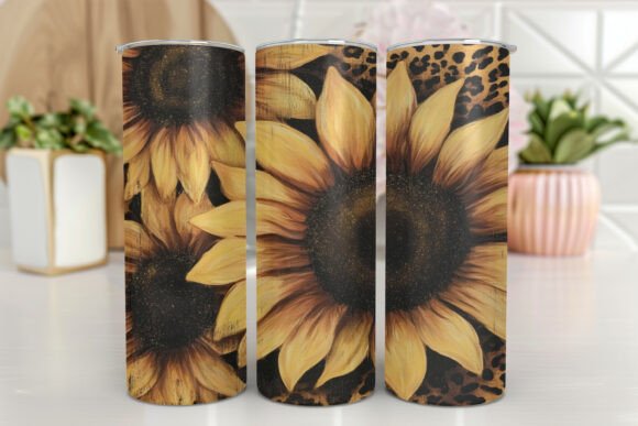 20 OZ Glitter Leopard Skinny Tumbler Review