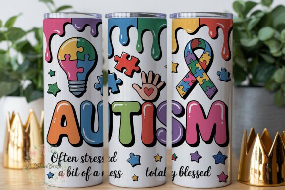 Autism Awareness Puzzle Tumbler Wrap Review
