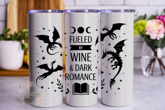 Dark Romance Dragon 20oz Tumbler Wrap Review