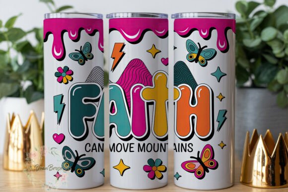 FAITH Can Move Mountains Tumbler Wrap Design Review