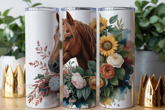 Floral Horse Head Tumbler Wrap Review