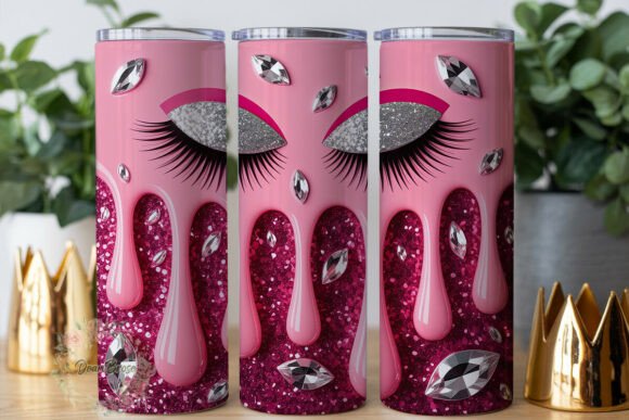 Glamorous Glitter Eyes Tumbler Wrap Review