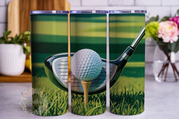 Golf Scene Green Grass 20oz Tumbler Wrap Review