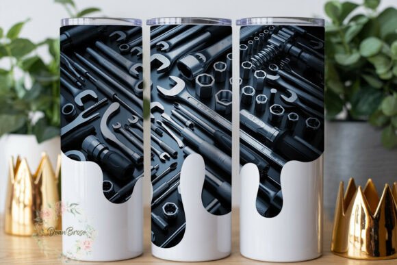 Industrial Tools Grayscale Tumbler Wrap Review