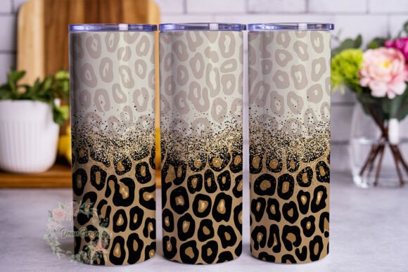 Leopard Glitter Ombre 20oz Tumbler Wrap Review