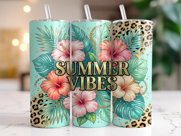 Leopard Print Summer Vibes Tumbler Wrap Review