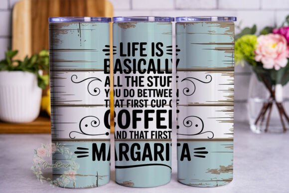 Life Coffee Margarita 20oz Tumbler Wrap Review