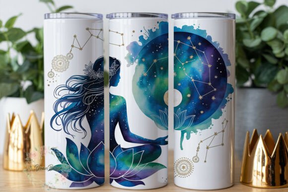 Mystical Cosmic Meditator Tumbler Wrap Design Review