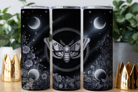 Mystical Moth Celestial 20oz Tumbler Design Review