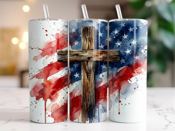 Patriotic Cross American Flag Tumbler Review