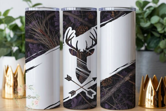 Purple Camo Deer 20oz Tumbler Wrap Review