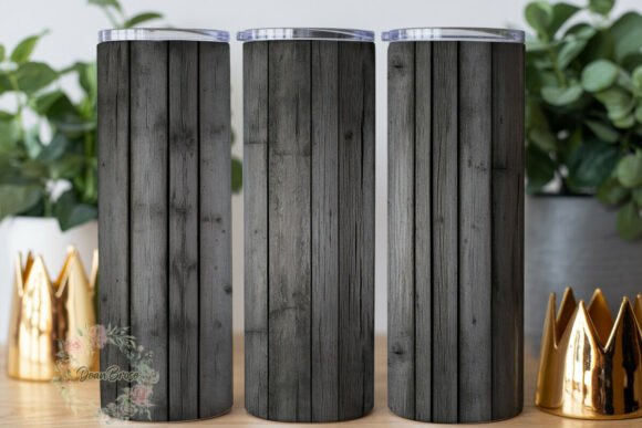 Rustic Gray Wood Grain Tumbler Wrap Review